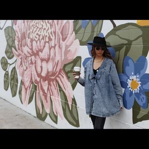 Free People Charlie Denim Shirt